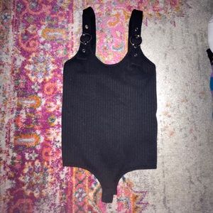 black bodysuit